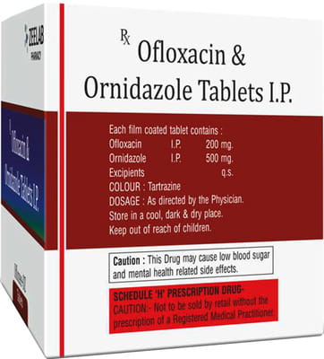 Oflozee Oz Strip Of 10 Tablets