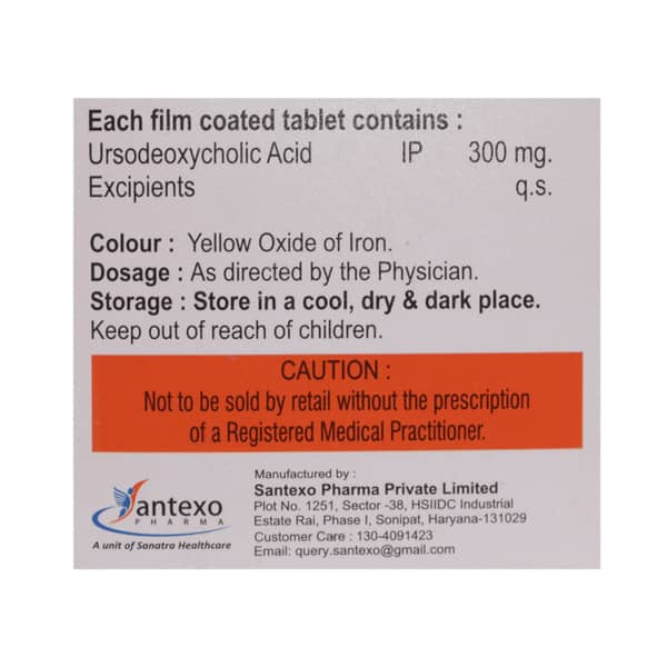 Ursonil 300Mg Strip Of 10 Tablets