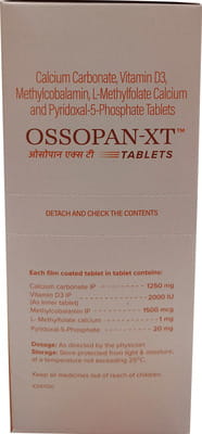 Ossopan Xt Strip Of 15 Tablets