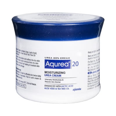 Aqurea 20% Squat Jar Of 100gm Moisturizing Urea Cream