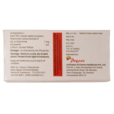 Ropikem 1mg Strip Of 10 Tablets