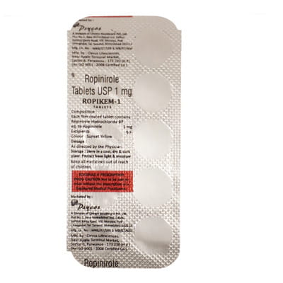 Ropikem 1mg Strip Of 10 Tablets