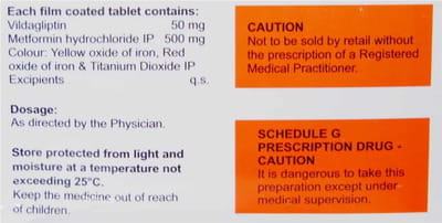 Glipy Met 500mg Sr Strip Of 10 Tablets