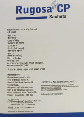 Rugosa Cp Mango Flavour Sachet Of 15gm Powder