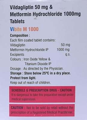 Vibite M 1000mg Strip Of 15 Tablets