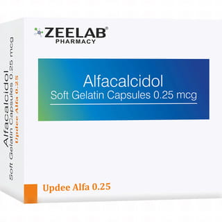Updee Alfa 0.25Mcg Strip Of 10 Softgel Capsules