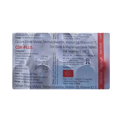 Cdk Plus Strip Of 10 Tablets