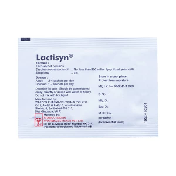 Lactisyn Sachet Of 1gm Granules