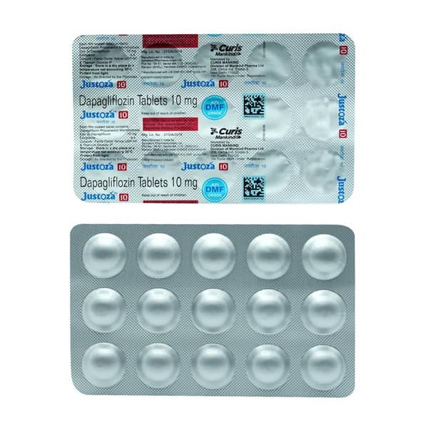 Justoza 10mg Strip Of 15 Tablets