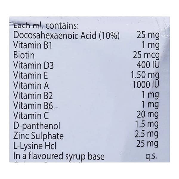 Brain Dha Plus Orange Flavour Bottle Of 15Ml Drops