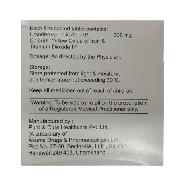 Ursocad 300 Strip Of 15 Tablets