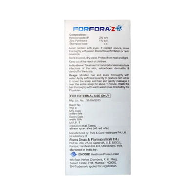 Forfora Z Bottle Of 75ml Shampoo