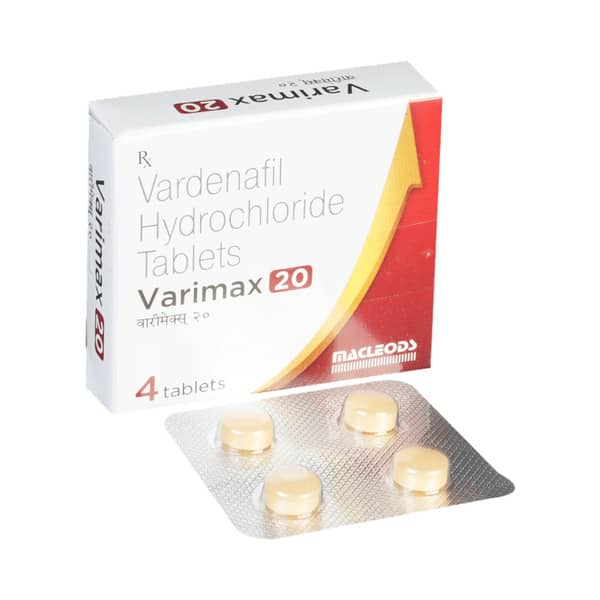 Varimax 20 Mg Strip Of 4 Tablets