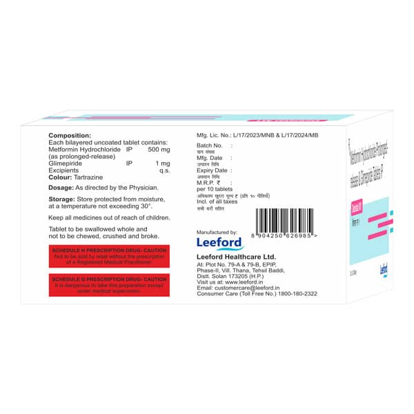 Debistal M 1Mg Strip Of 10 Tablets