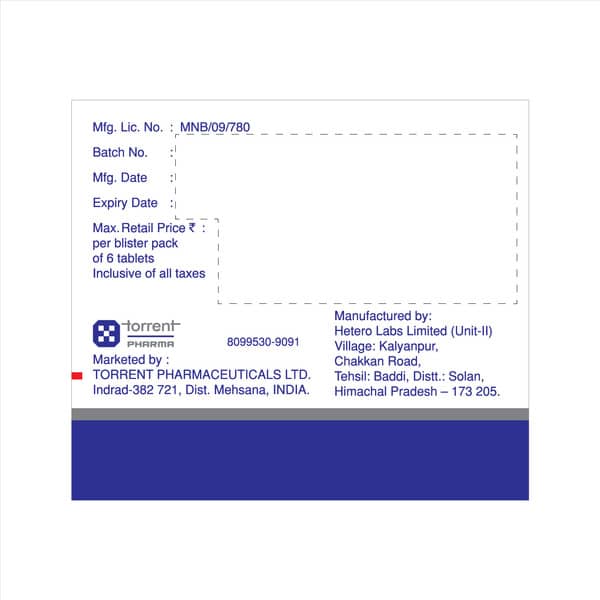 Tedirex 200mg Strip Of 6 Tablets