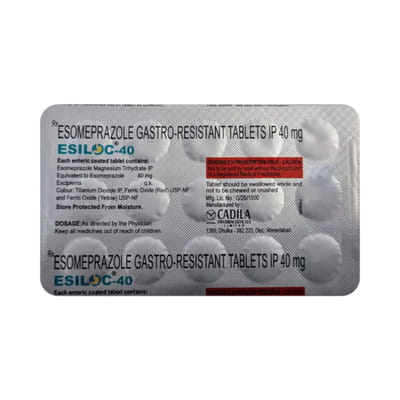 Esiloc 40mg Strip Of 10 Tablets