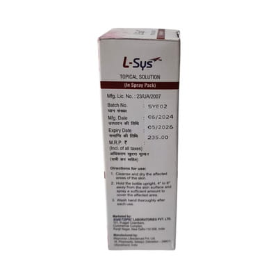 L Sys 1% Bottle Of 30ml Solution