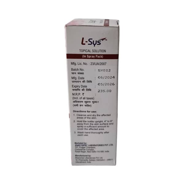 L Sys 1% Bottle Of 30ml Solution
