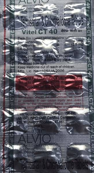 Vitel Ct 40mg Strip Of 15 Tablets