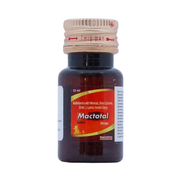 Mactotal Bottle Of 15ml Oral Drops