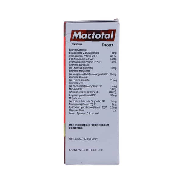 Mactotal Bottle Of 15ml Oral Drops