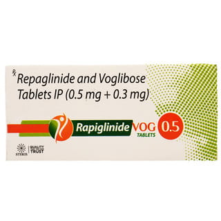 Rapiglinide Vog 0.5Mg Strip Of 10 Tablets