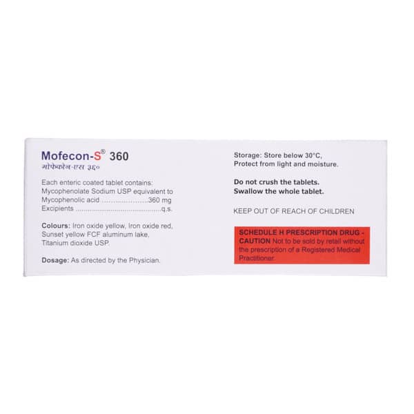 Mofecon S 360Mg Strip Of 10 Tablets