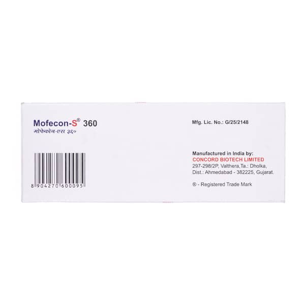 Mofecon S 360Mg Strip Of 10 Tablets