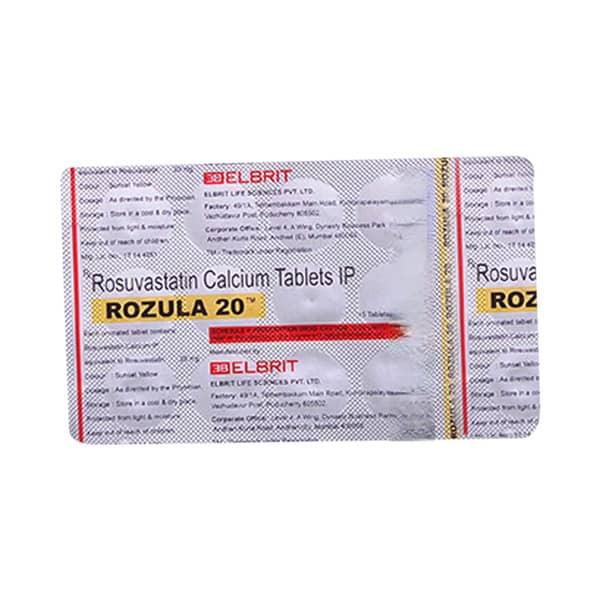 Rozula 20Mg Strip Of 15 Tablets