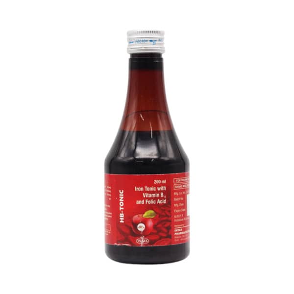 Hb Tonic Apple Flavour Bottle Of 200ml Syrup