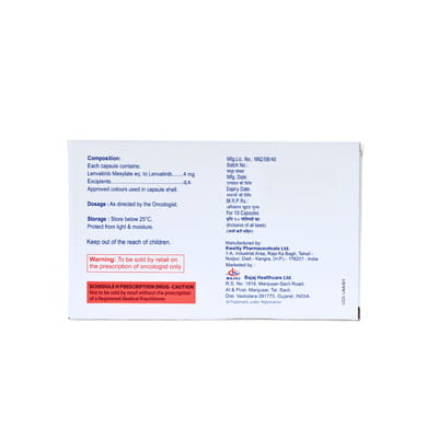 Lenvajaj 4mg Strip Of 10 Capsules
