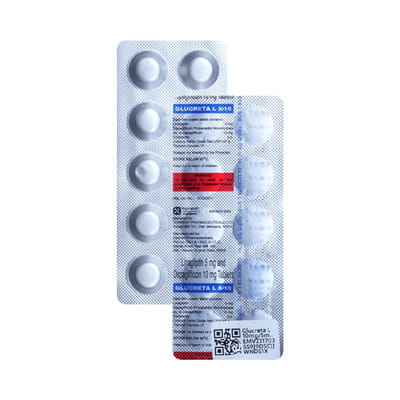 Glucreta L 5/10 Strip Of 10 Tablets
