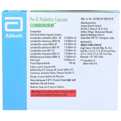 Combinorm Strip Of 15 Capsules