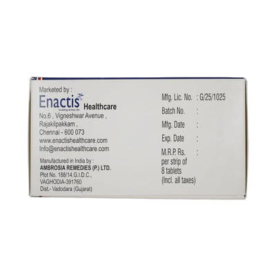 Bisthera 120mg Strip Of 8 Tablets