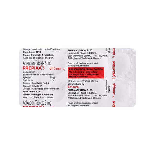 Prepixa 5mg Strip Of 10 Tablets