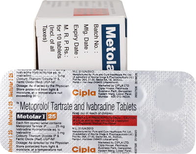 Metolar I 25/5mg Strip Of 10 Tablets