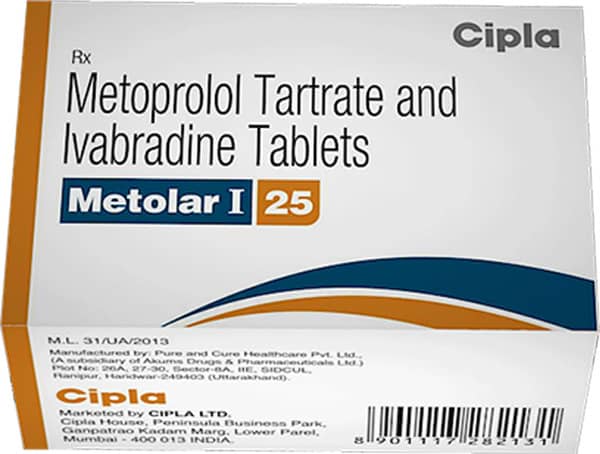 Metolar I 25/5Mg Strip Of 10 Tablets
