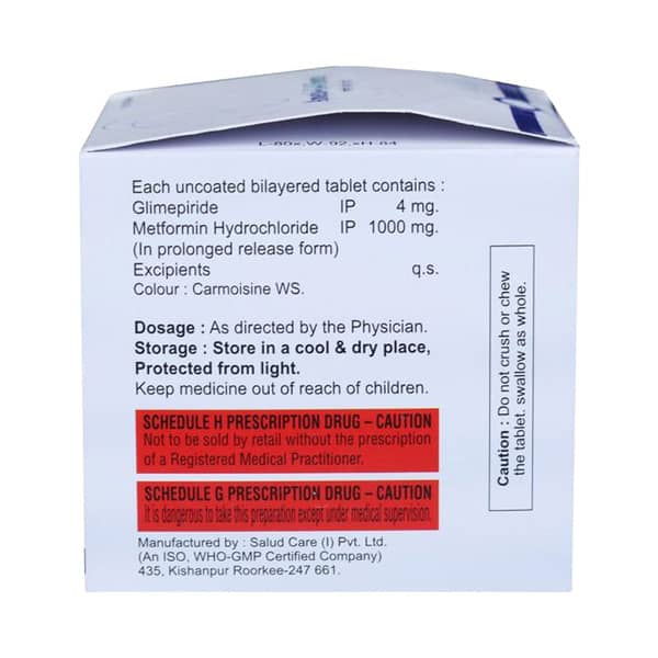 Ameto G 4mg Forte Strip Of 15 Tablets