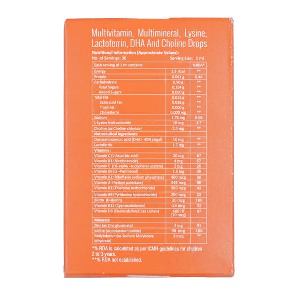 A To Z Complete Multivitamin Mango Flavour Bottle Of 30Ml Oral Drops
