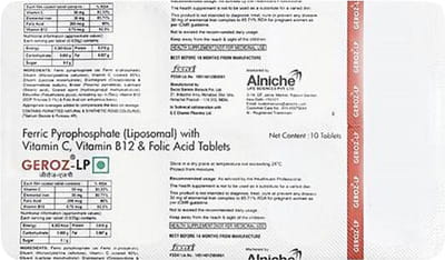 Geroz Lp Strip Of 10 Tablets