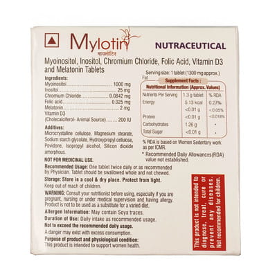 Mylotin Strip Of 10 Tablets