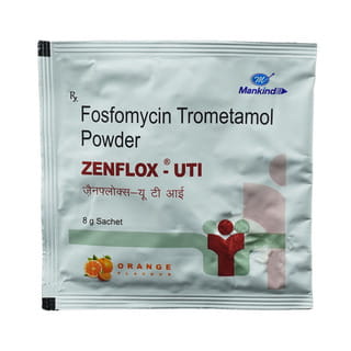 Zenflox Uti Orange Flavour Sachet Of 8gm Oral Powder
