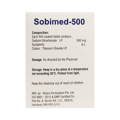 Sobimed 500mg Strip Of 10 Tablets