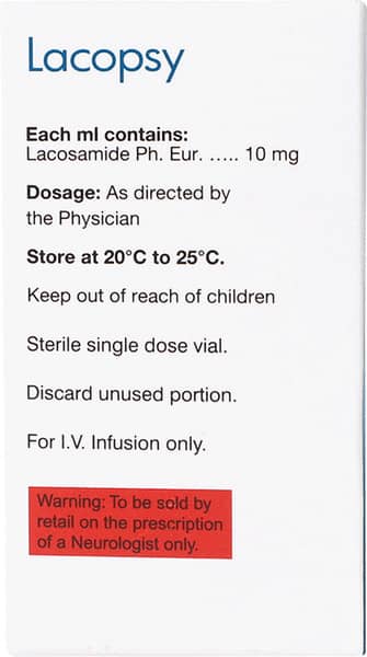 Lacopsy 10mg Vial Of 20ml Infusion