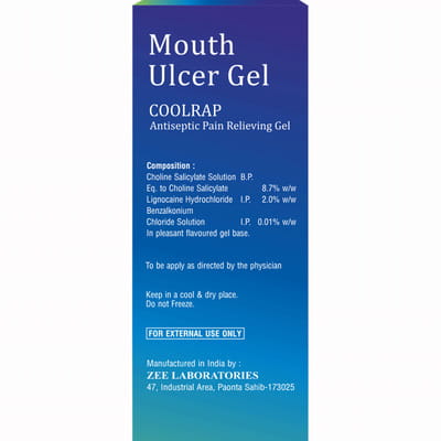 Coolrap Tube Of 15gm Mouth Ulcer Gel
