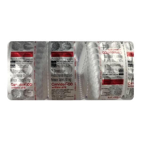 Carvidon Od Strip Of 15 Tablets