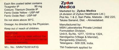 Ticus 90mg Strip Of 10 Tablets