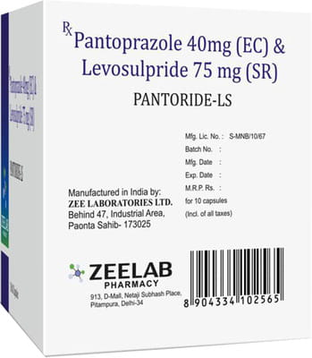 Pantoride Ls Strip Of 10 Capsules