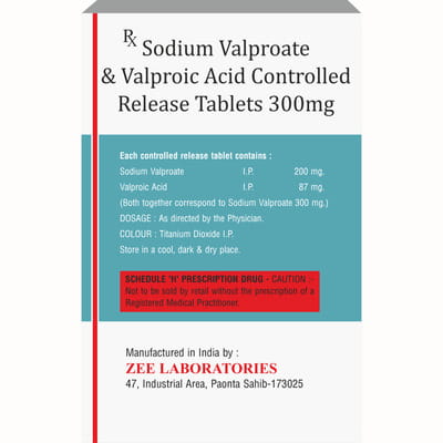 Valprolex Chrono 300mg Cr Strip Of 10 Tablets