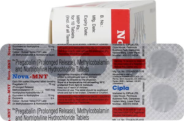 Nova Mnt Strip Of 10 Tablets